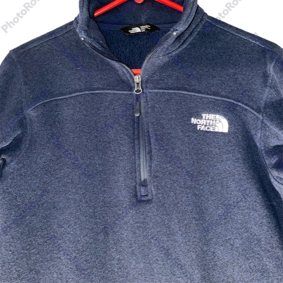 Mens Glacier Unisex North Face 1/4 Zip Long Sleeve Jacket Sz Small - Picture 3 of 7